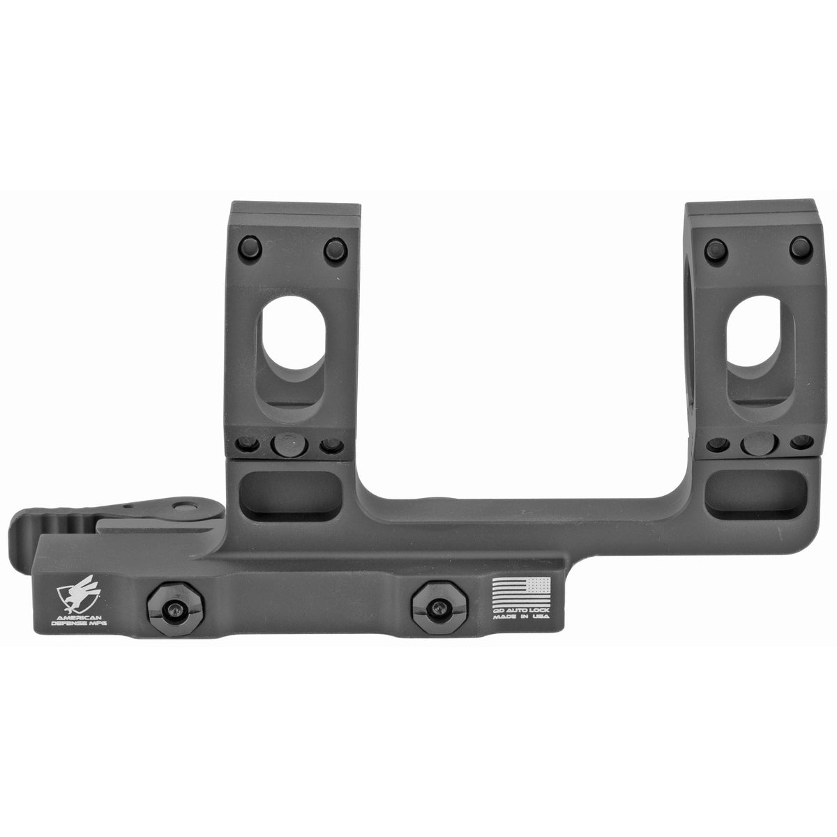 American Defense AD-RECON 30mm high height mount with QD auto-lock levers for Picatinny rails
