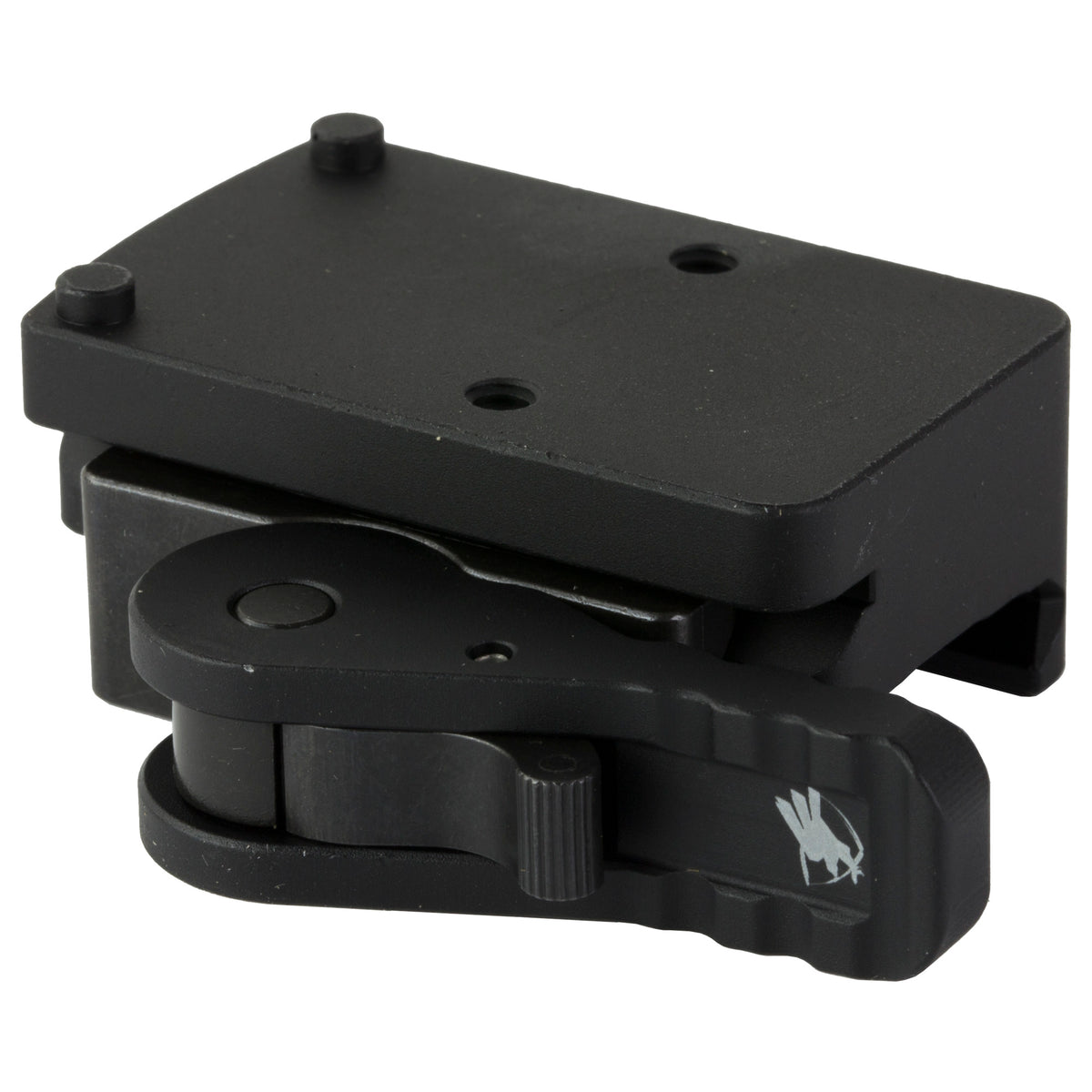 American Defense AD-RMR-LW-L low RMR mount with an auto-lock quick-detach lever