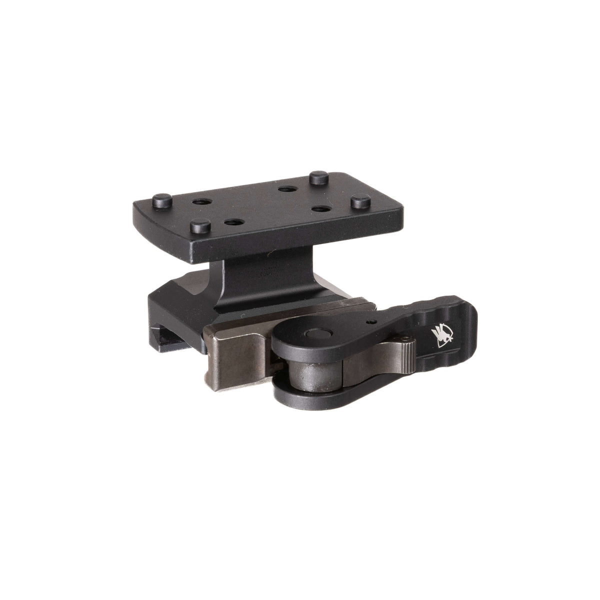 American Defense AD-TR-LW DeltaPoint Pro lower 1/3 co-witness mount with a QD auto-lock lever