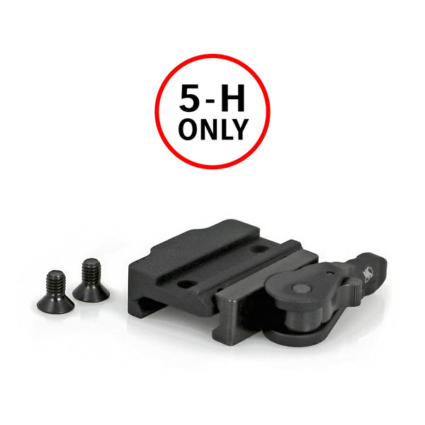 American Defense ADM 5-H lever mount for the Atlas 5-H bipod, a quick-detach Picatinny clamp
