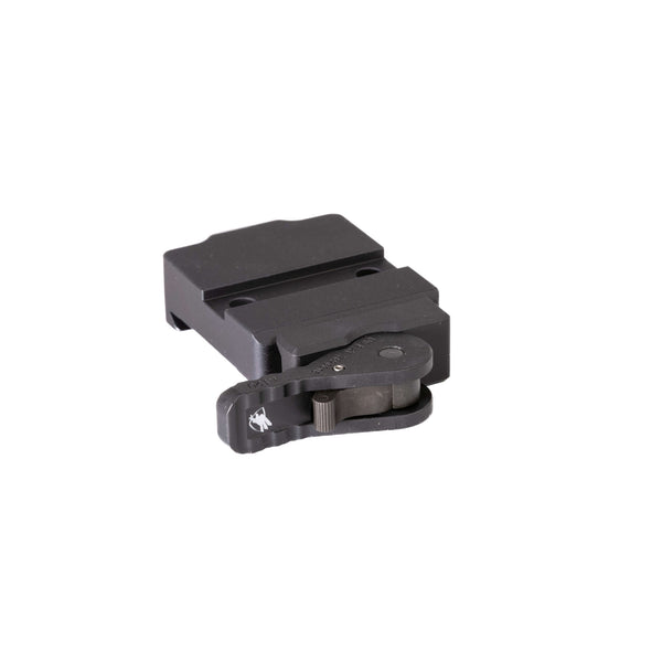 American Defense ADM QD ARCA rail lever mount for Atlas bipods in black anodised aluminium