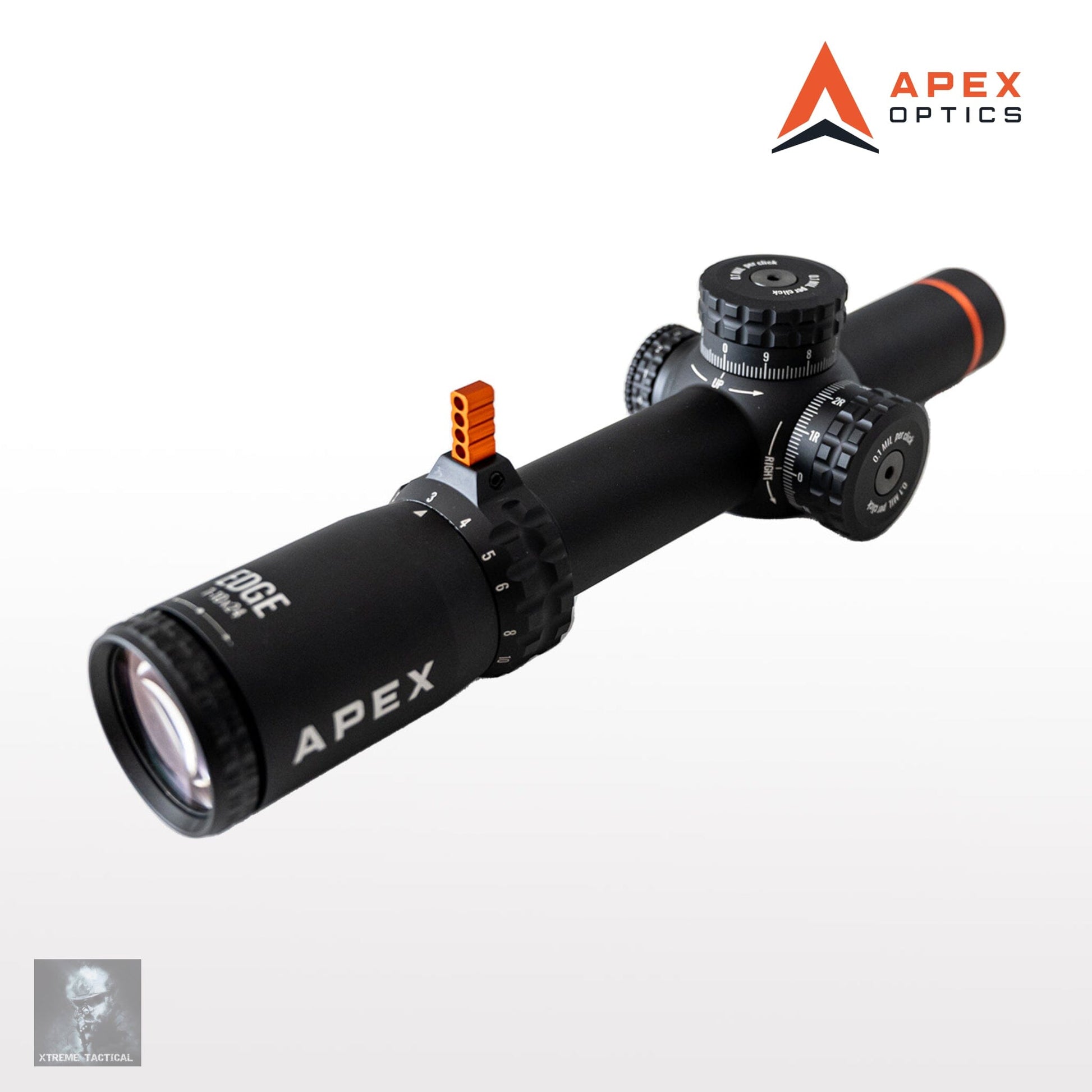 Apex Optics The Edge 1-10x24 Rifle Scope HCR Reticle - 110-2401 LPVO Rifle Scope Apex Optics 