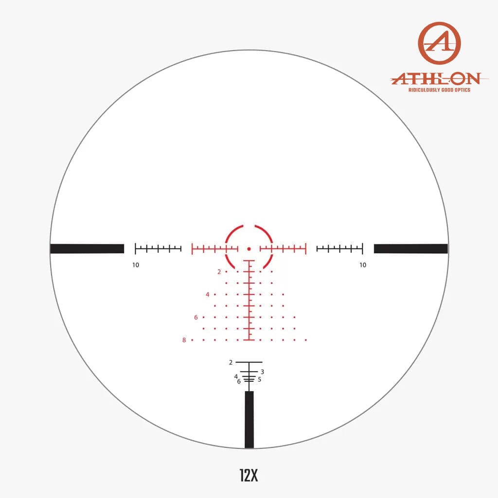 Athlon Helos BTR GEN2 2-12x42 Rifle Scope AHMR2 FFP IR MIL Reticle - 214105 Rifle Scope Athlon Optics 