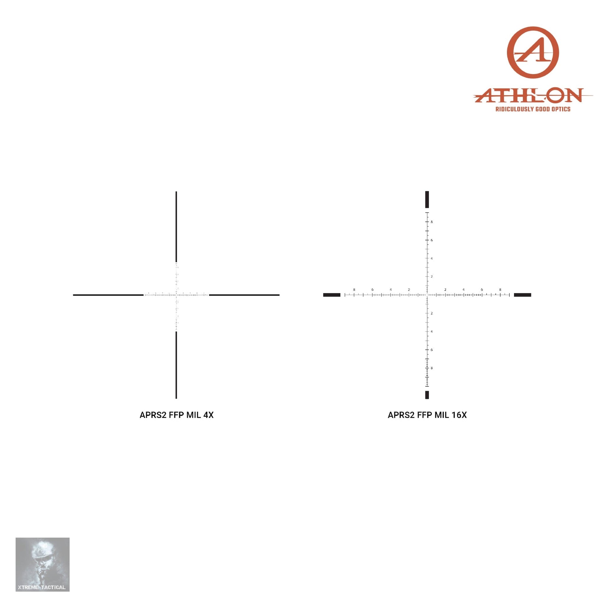 Athlon Optics Midas TAC 4-16x44 Rifle Scope - APRS2 FFP MIL Reticle - 213070 Rifle Scope Athlon Optics 