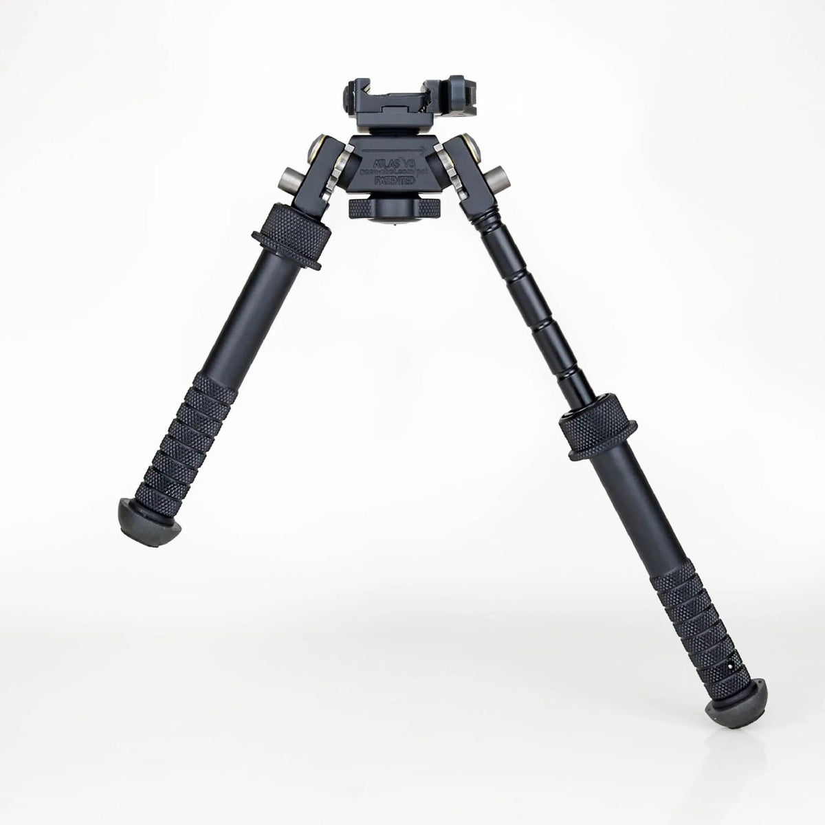 Atlas Bipod BT10-LW17 V8 bipod with an adjustable clamping nut for lever tension