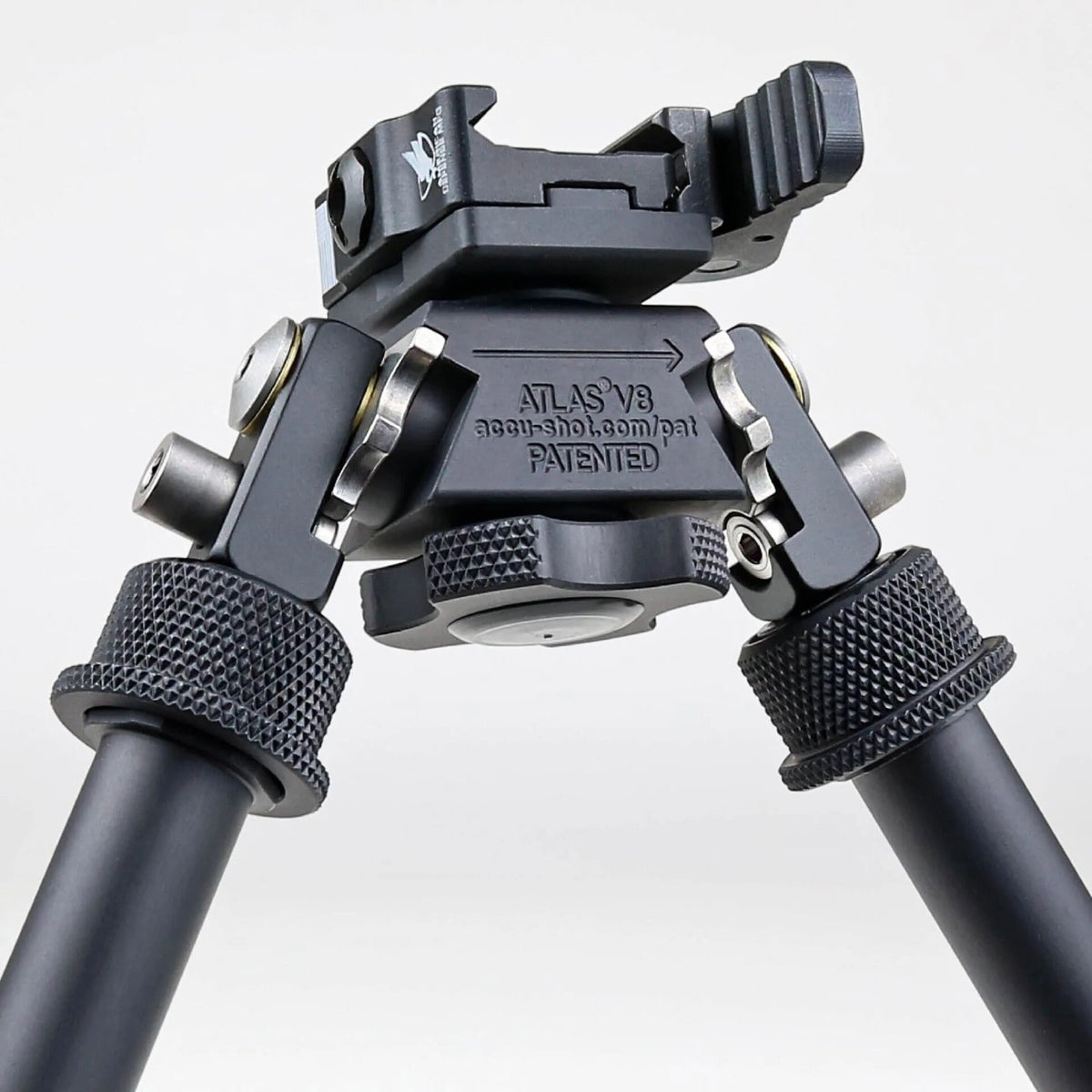 Atlas Bipod BT10-LW17 V8 bipod with pan and cant adjustment for tracking targets