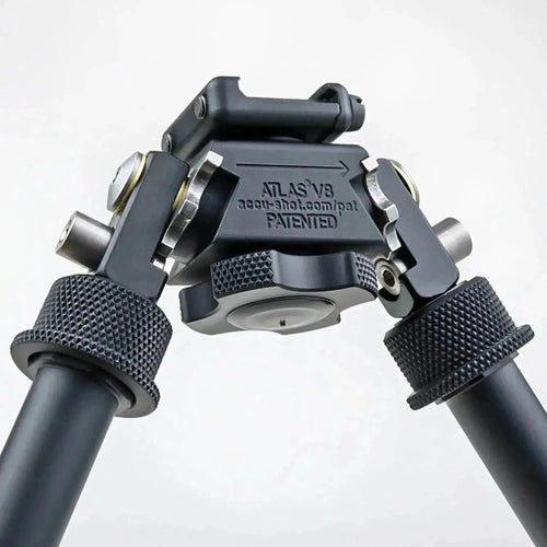 Atlas Bipod BT10 V8 bipod with a two-screw Picatinny clamp mount