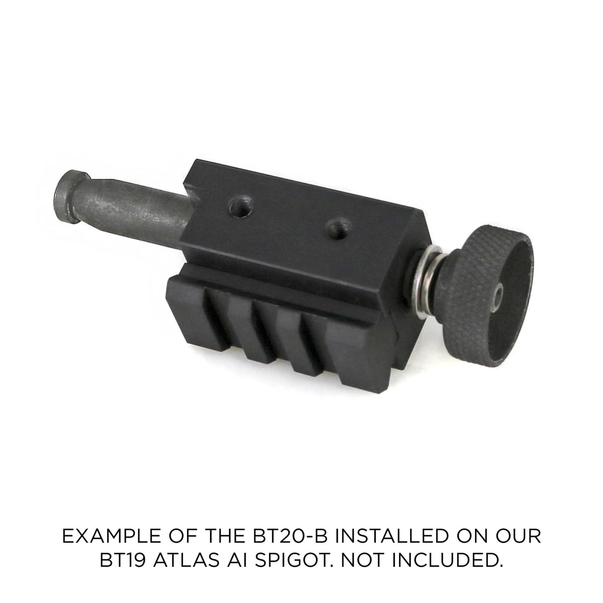 Atlas Bipod BT20-B AAIS bottom rail from B&T Industries, fourth studio image