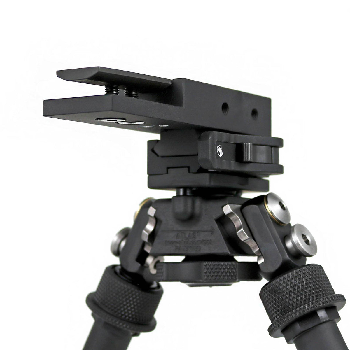 Atlas Bipod BT21 Sako TRG bracket in a Mil-Spec Type III anodised finish