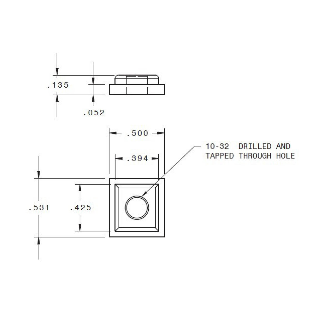 Atlas Bipod BT28-N AFAR rail nuts shown alongside the BT28 AFAR rail kit hardware