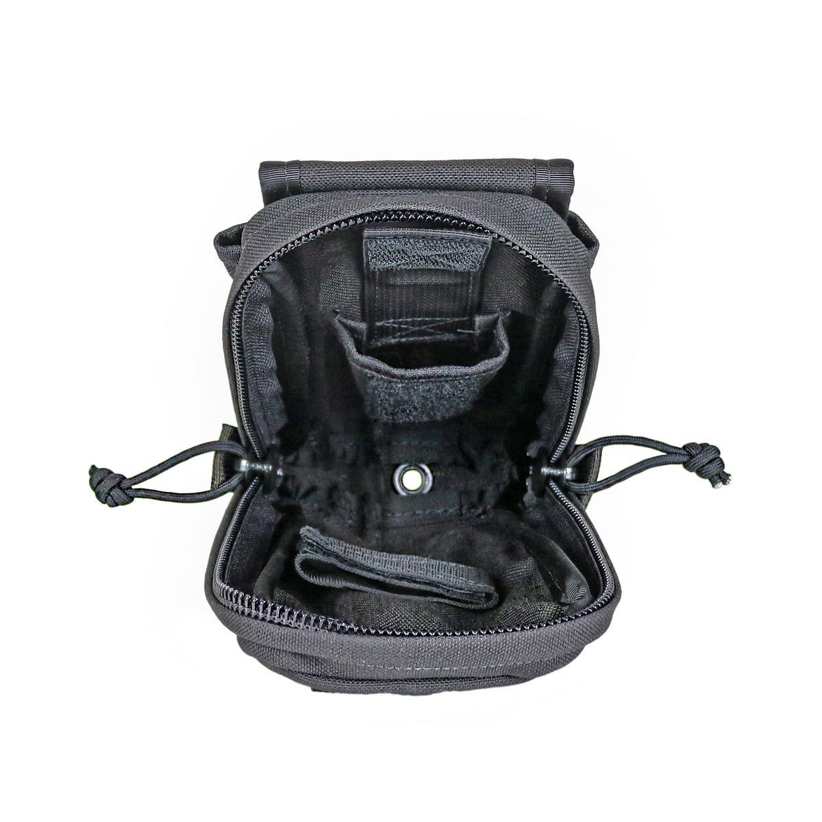 Atlas BT30-B black bipod pouch from B&T Industries, fourth studio image