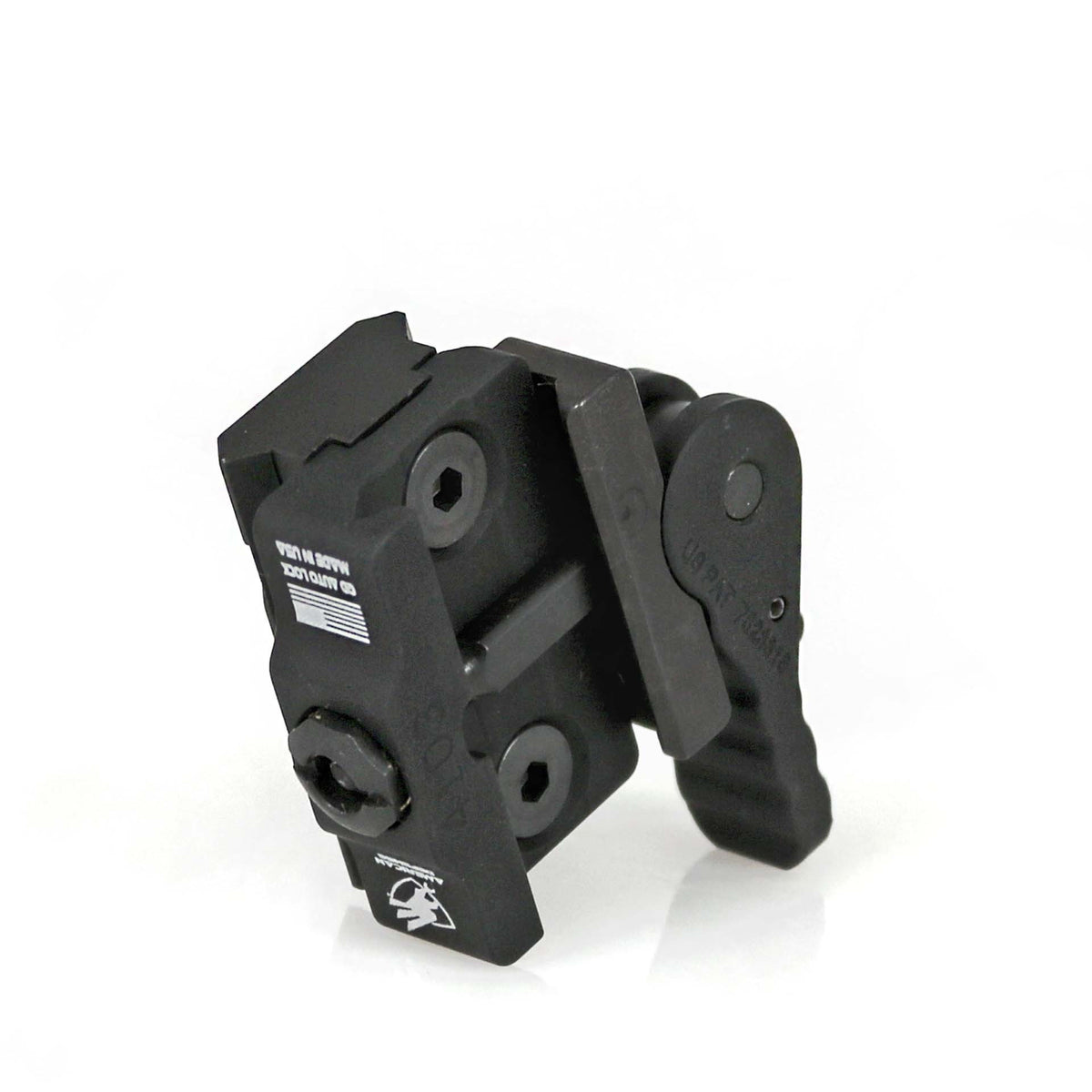 Atlas Bipod BT43 leveraged rail machined from anodised 6061-T6 aluminium