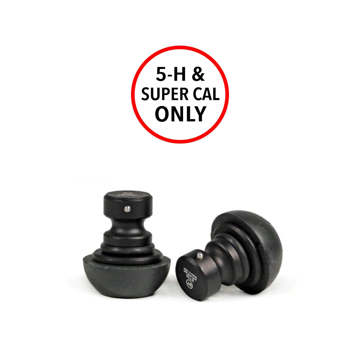 Atlas Bipod BT55 standard rubber feet, a replacement pair for 5-H and Super CAL bipods