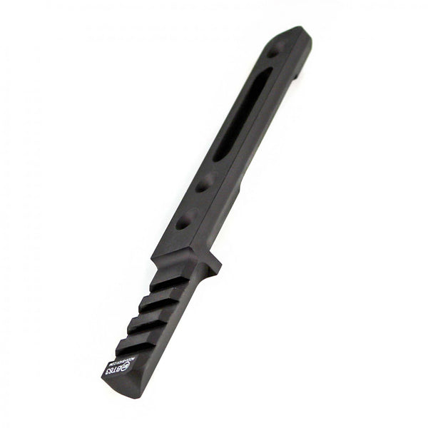 Atlas Bipod BT63 nose rail adding a forward Picatinny mount to a rifle fore-end