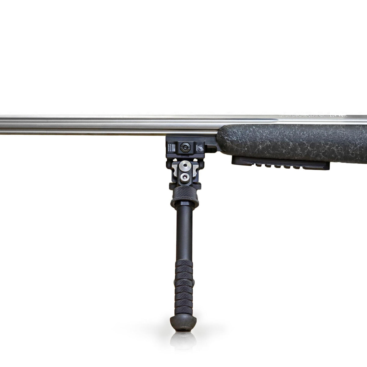 Atlas Bipod BT63 nose rail in a Mil-Spec Type III Class 2 anodised finish