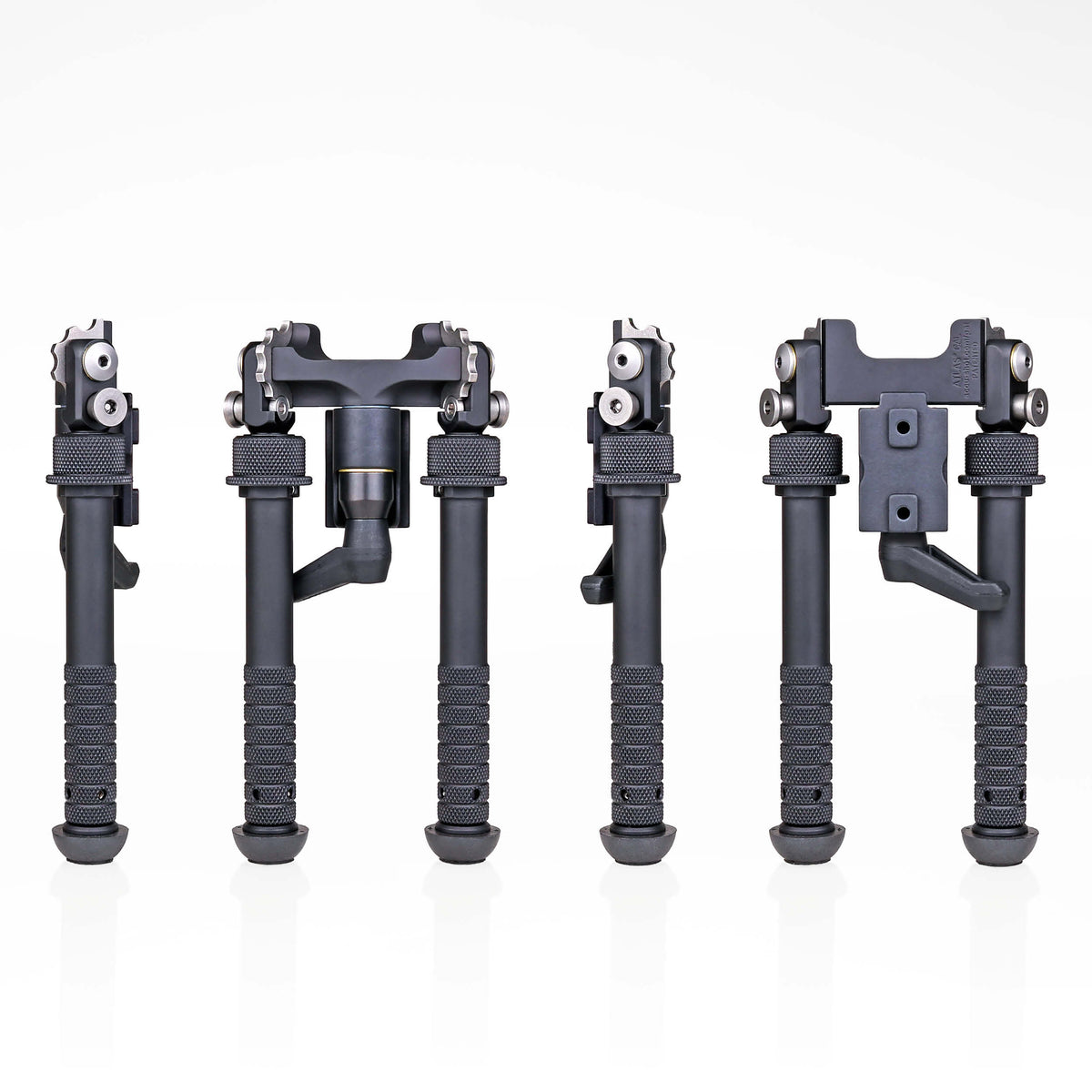 Atlas Bipod BT65-NC CAL bipod body awaiting a separate mount, fourth studio image