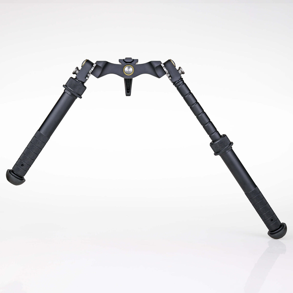 Atlas Bipod BT72-NC Super CAL heavy duty bipod in black, third studio image