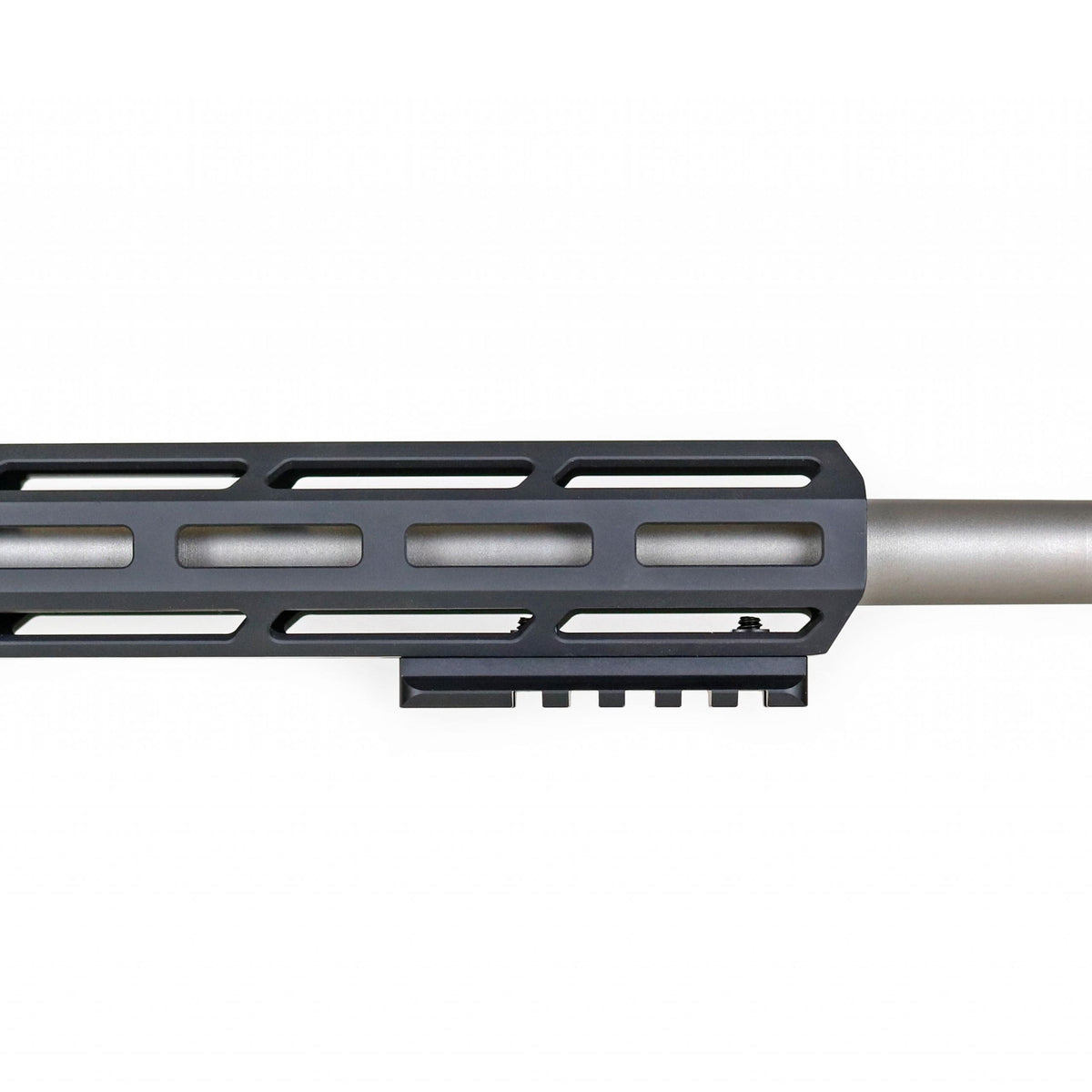 Atlas Bipod BT80 M-LOK flush cup rail in black anodised aluminium, second studio image