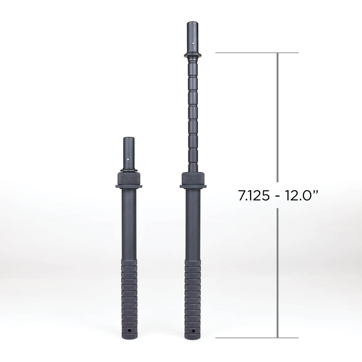 Atlas Bipod BT85 adjustable leg extensions in hard anodised black, for raising an Atlas bipod
