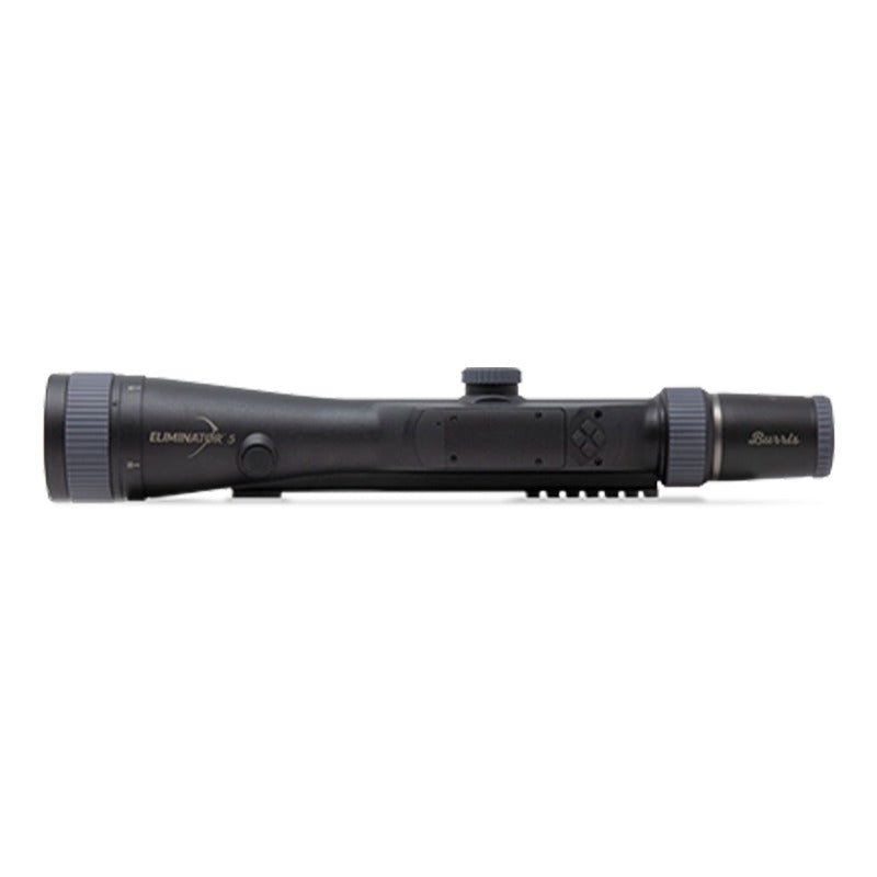 Burris Eliminator 5 5-20x50 LaserScope shown side on along its full length