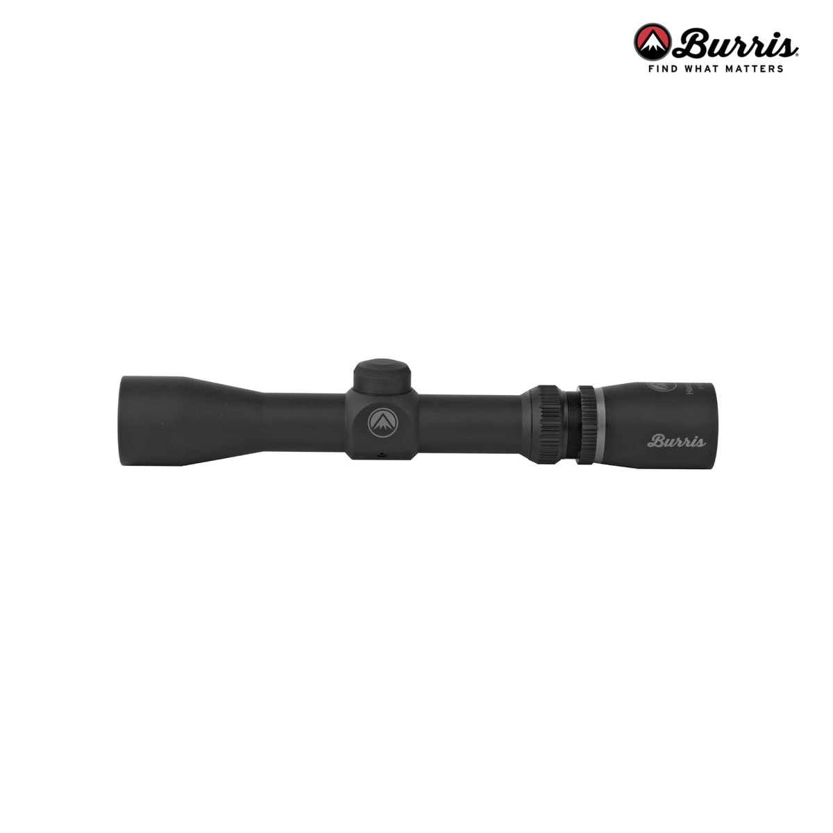 Burris 2-7x32mm handgun scope, Plex reticle, matte black with a 1 inch main tube and Hi-Lume multicoated lenses