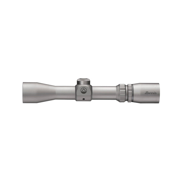 Burris 2-7x32mm handgun scope with the Plex reticle in a polished nickel finish
