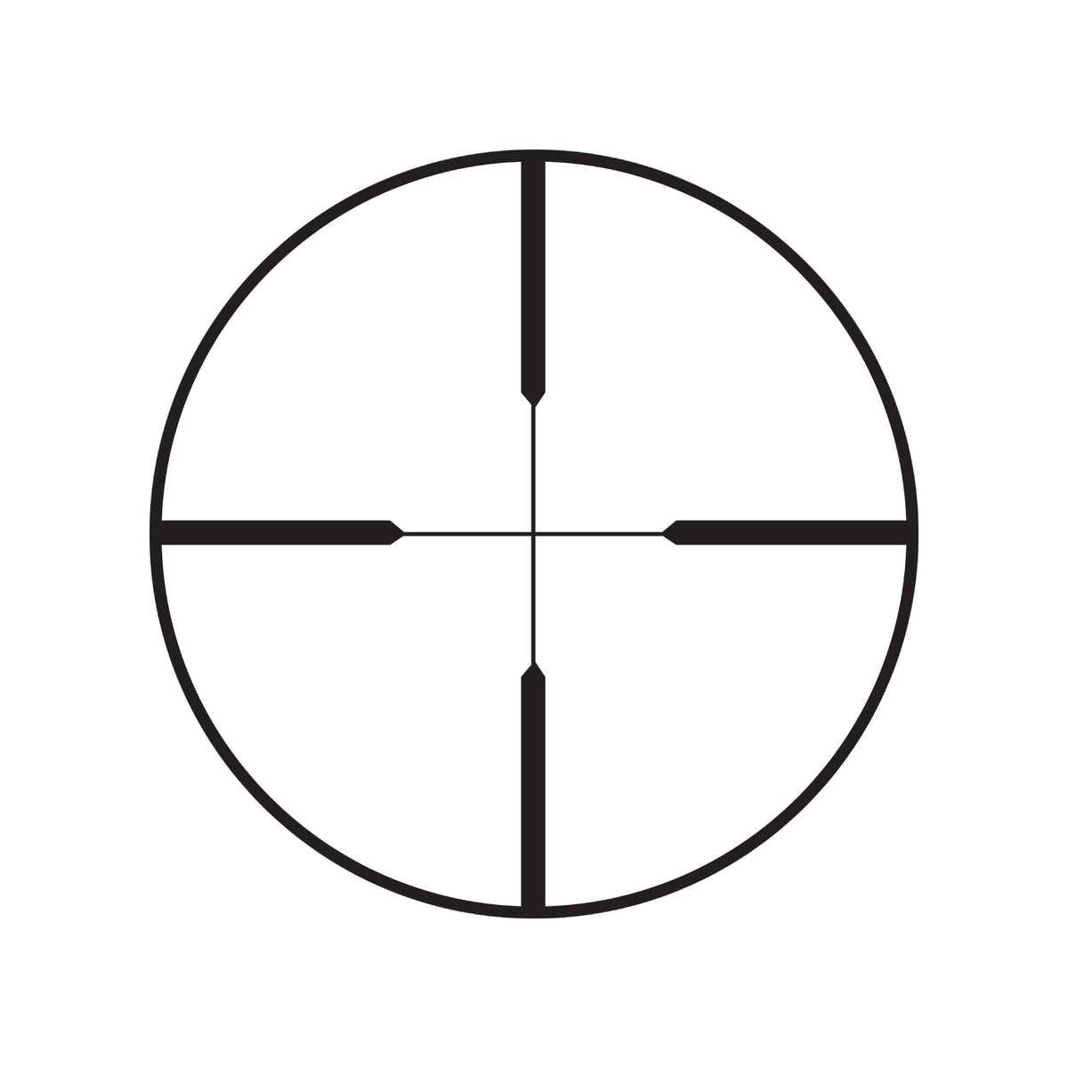 Burris 2x20mm handgun scope, Plex reticle, matte black at fixed 2x magnification