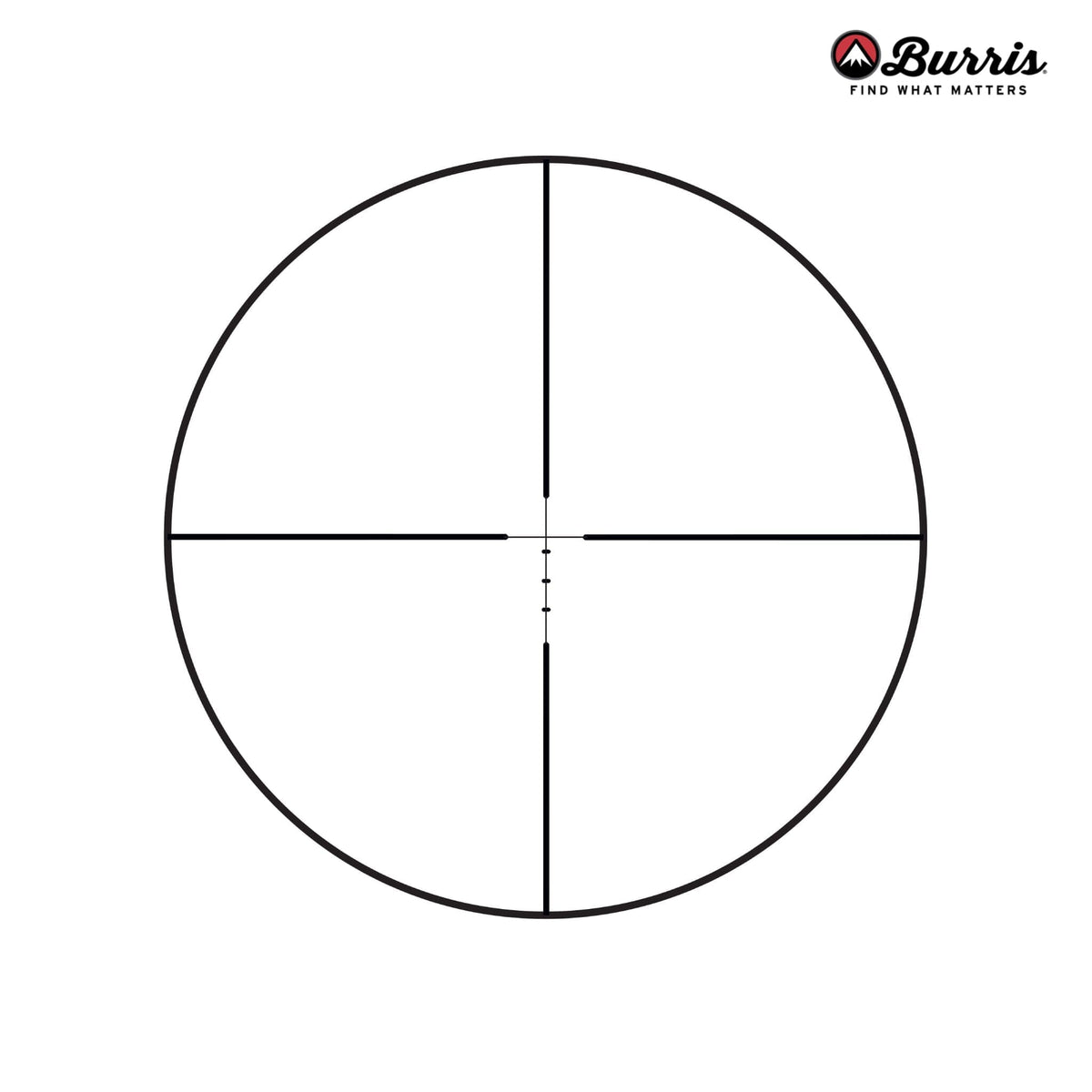 Burris 3-12x32mm handgun scope with a 1 inch main tube and Hi-Lume multicoated lenses