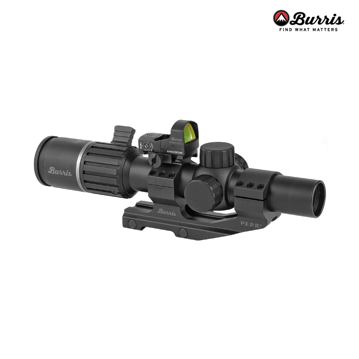 Burris RT-6 1-6x24 LPVO, illuminated Ballistic AR reticle, red dot combo kit in the second focal plane