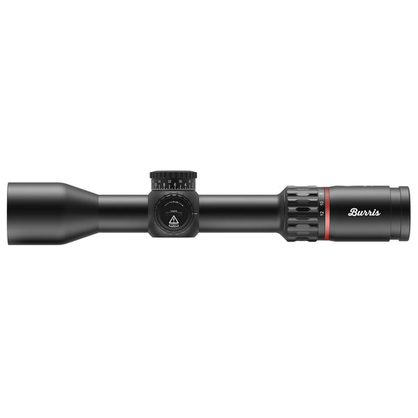 Burris Veracity 2.5-12x42 rifle scope with the illuminated Fibre Dot Plex second focal plane reticle