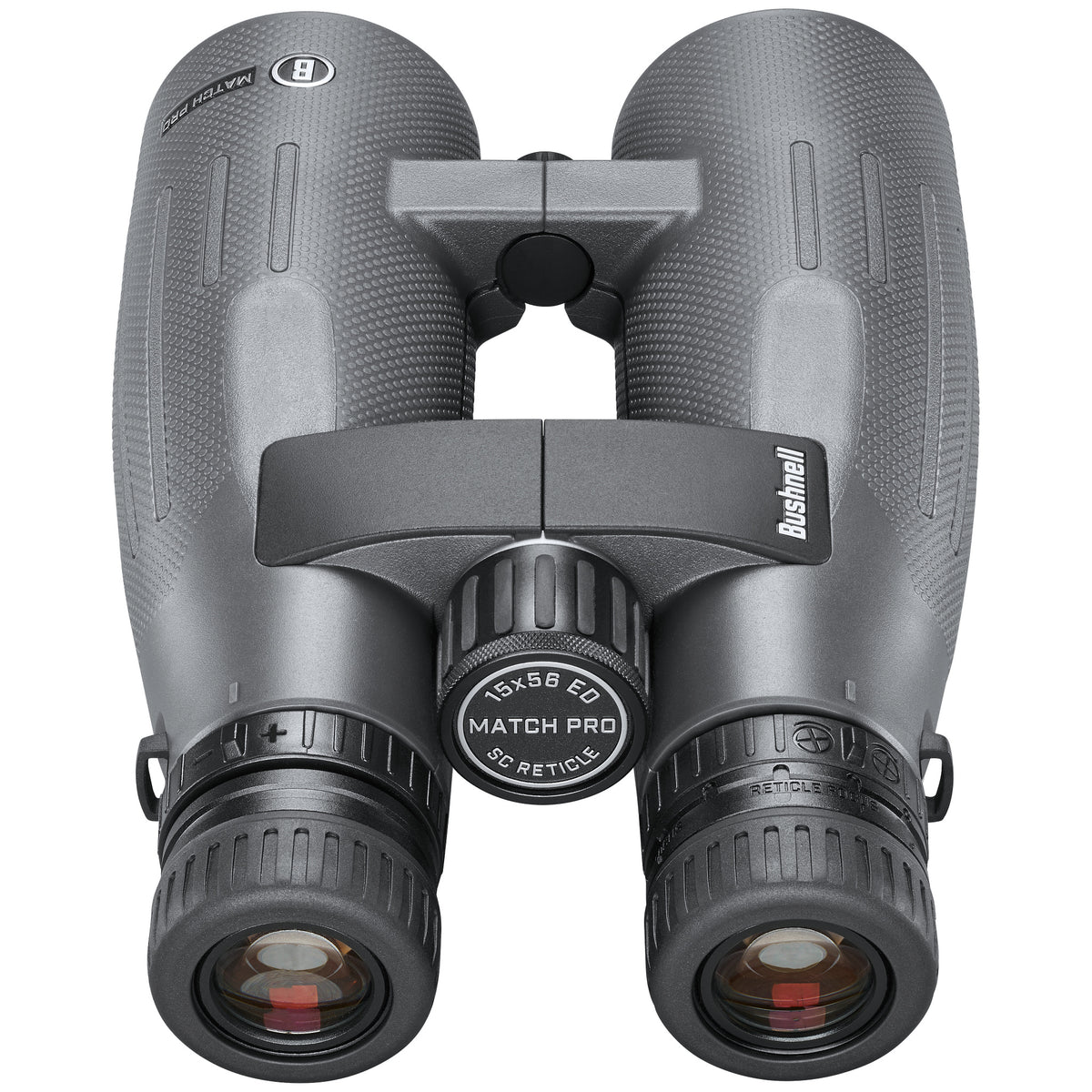 Bushnell Match Pro ED 15x56 binocular with ED Prime glass through Abbe-Koenig BaK-4 prisms, 18.5 mm eye relief