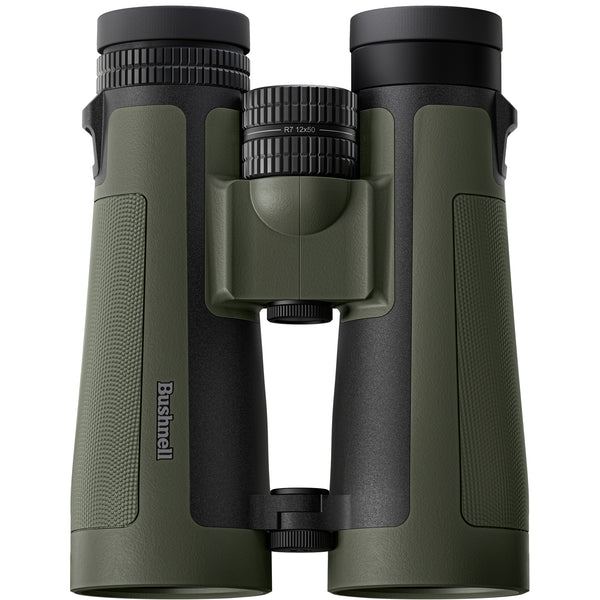 Bushnell R7 12x50 binoculars with ED Prime glass and a roof-prism body