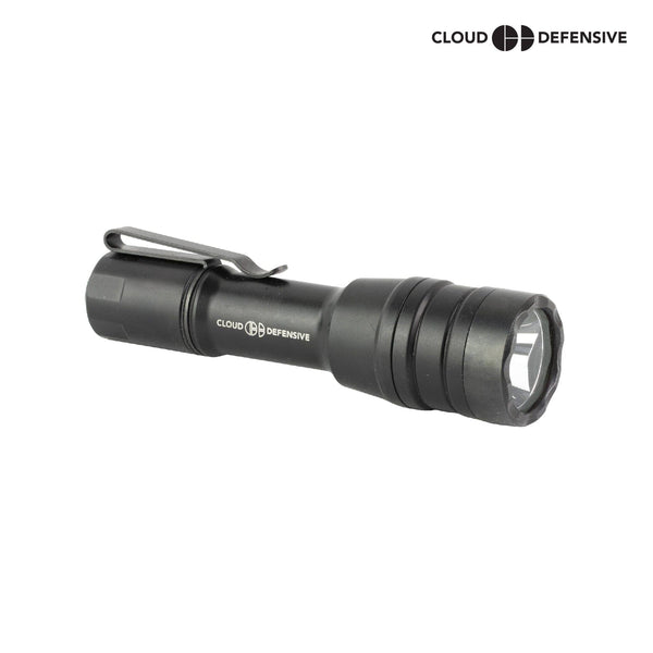 Cloud Defensive MCH Duty-HO tactical flashlight in black with 1800 lumen high output
