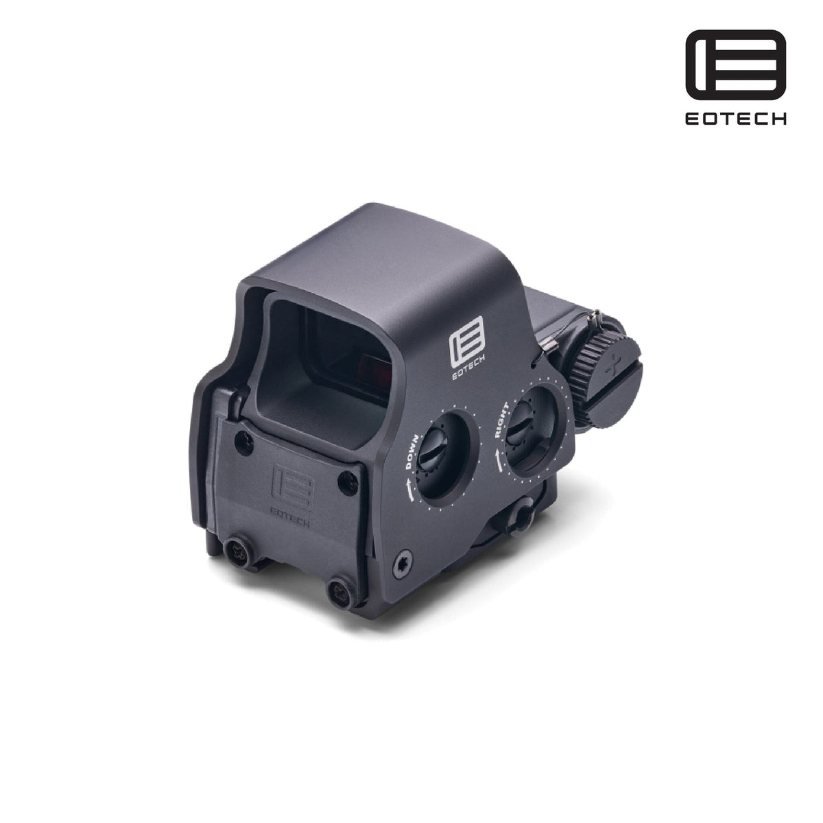 EOTech EXPS2-0 68 MOA ring holographic weapon sight in matte black with a parallax-free reticle and unlimited eye relief