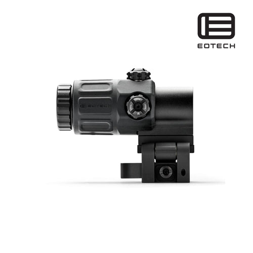 EOTech G33 3x magnifier on the flip-to-side STS mount in matte black with tool-free windage and elevation adjustment