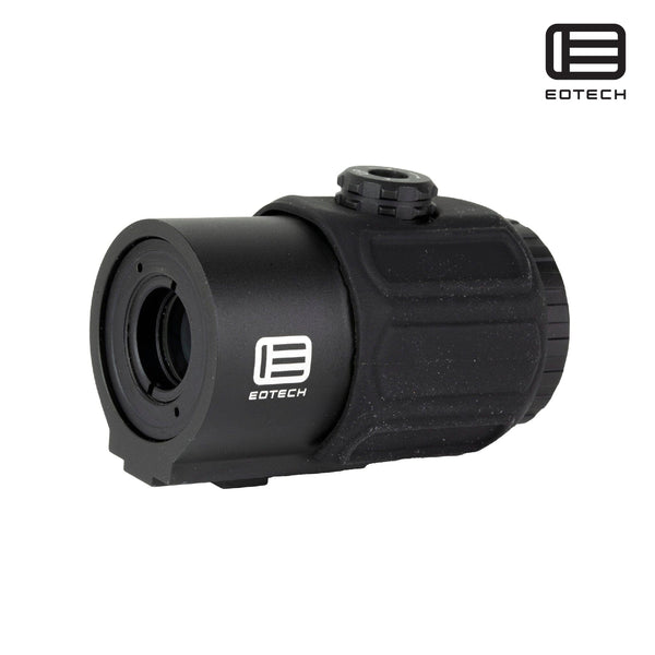 EOTech G43 3x magnifier supplied without a mount in matte black for use behind an EOTech holographic weapon sight