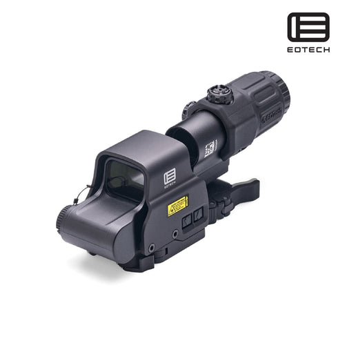 EOTech HHS II holographic hybrid sight system pairing the EXPS2-2 sight with the G33 magnifier