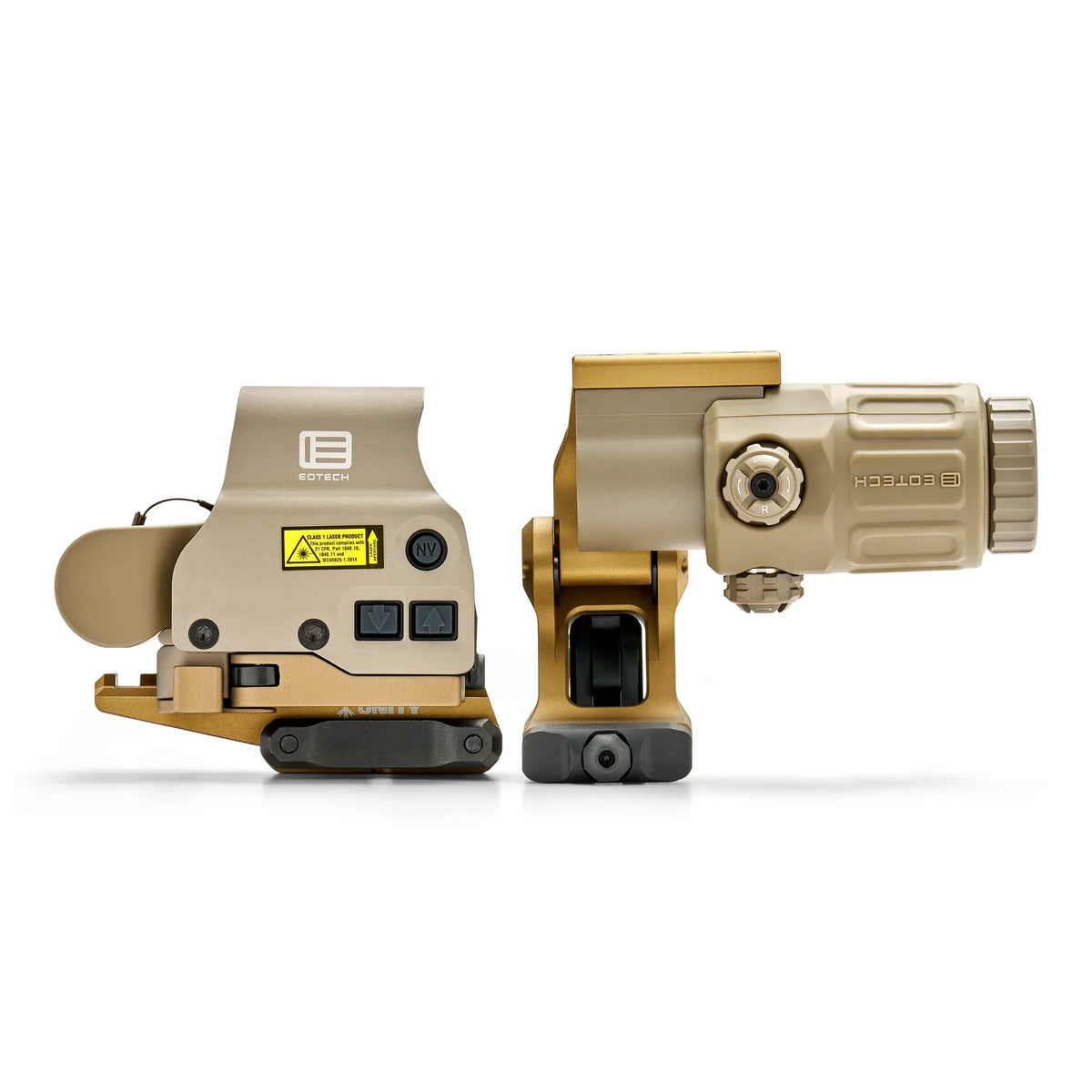 EOTech HHS UNITY I holographic weapon sight system in tan, part number HHS1 FTCU-TAN