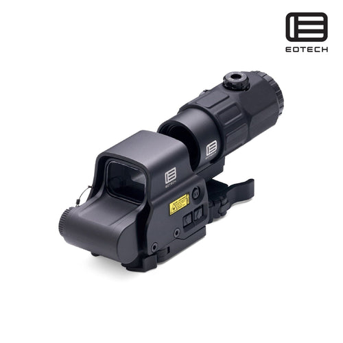 EOTech HHS V holographic hybrid sight system pairing the EXPS3-4 sight with the G45 magnifier