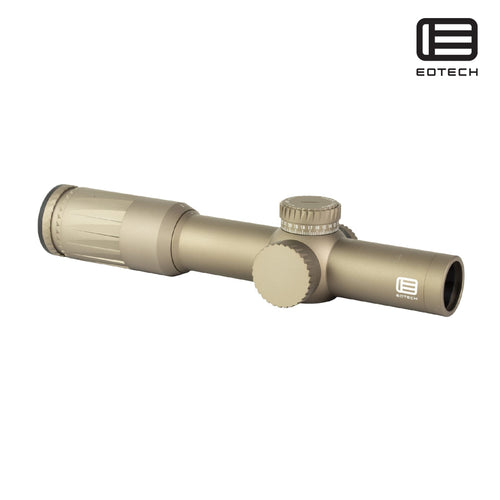 EOTech Vudu 1-10x28 illuminated SR5 MRAD LPVO rifle scope in Tan with XC high-density glass for edge-to-edge clarity