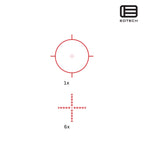 EOTech Vudu 1-6x24 FFP Rifle Scope Rifle Scope EOTech SR1 MRAD 