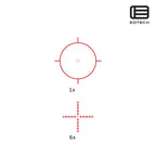 EOTech Vudu 1-6x24 FFP Rifle Scope - SR1 MRAD Reticle Rifle Scope EOTech 