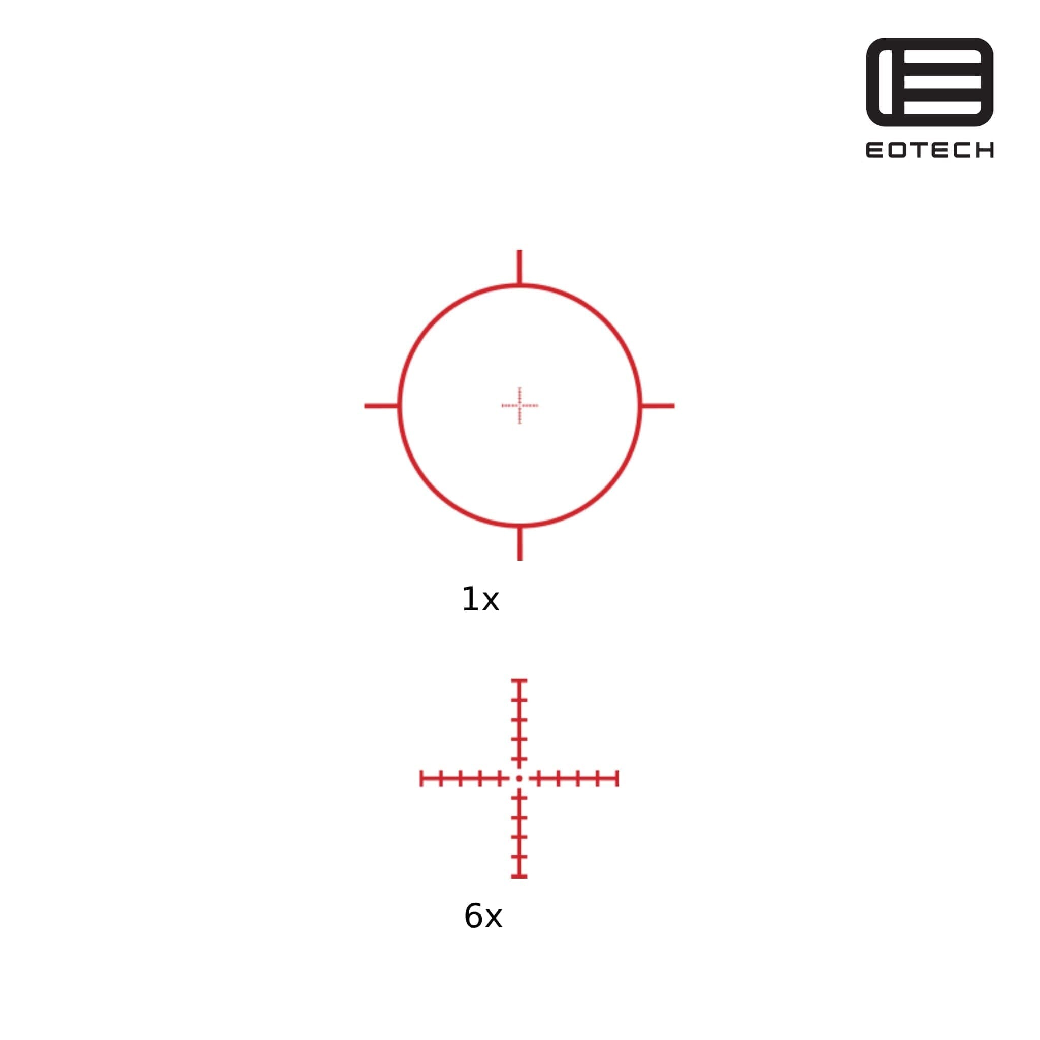 EOTech Vudu 1-6x24 FFP Rifle Scope - SR1 MRAD Reticle Rifle Scope EOTech 