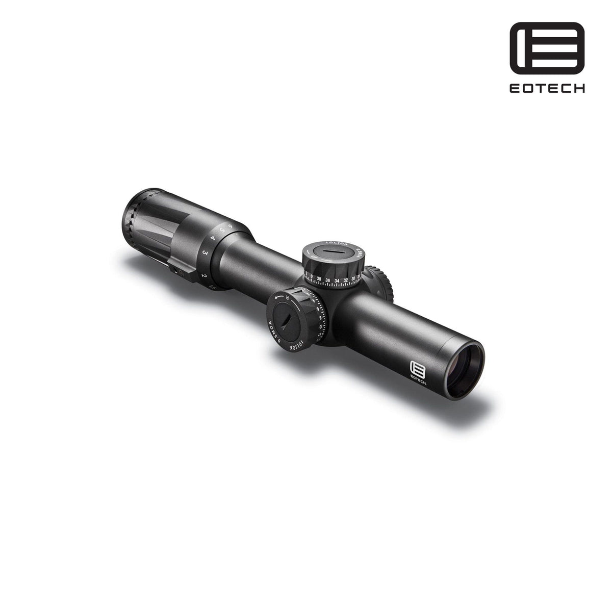 EOTech Vudu 1-6x24 illuminated SR1 MRAD LPVO rifle scope in matte black with XC high-density glass for edge-to-edge clarity