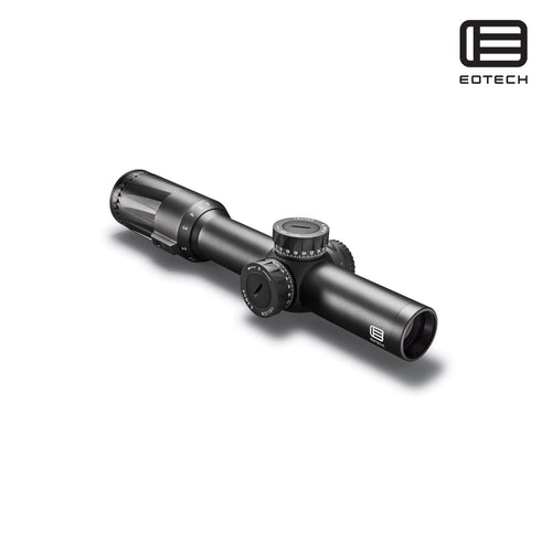 EOTech Vudu 1-6x24 illuminated SR1 MRAD LPVO rifle scope in matte black with XC high-density glass for edge-to-edge clarity