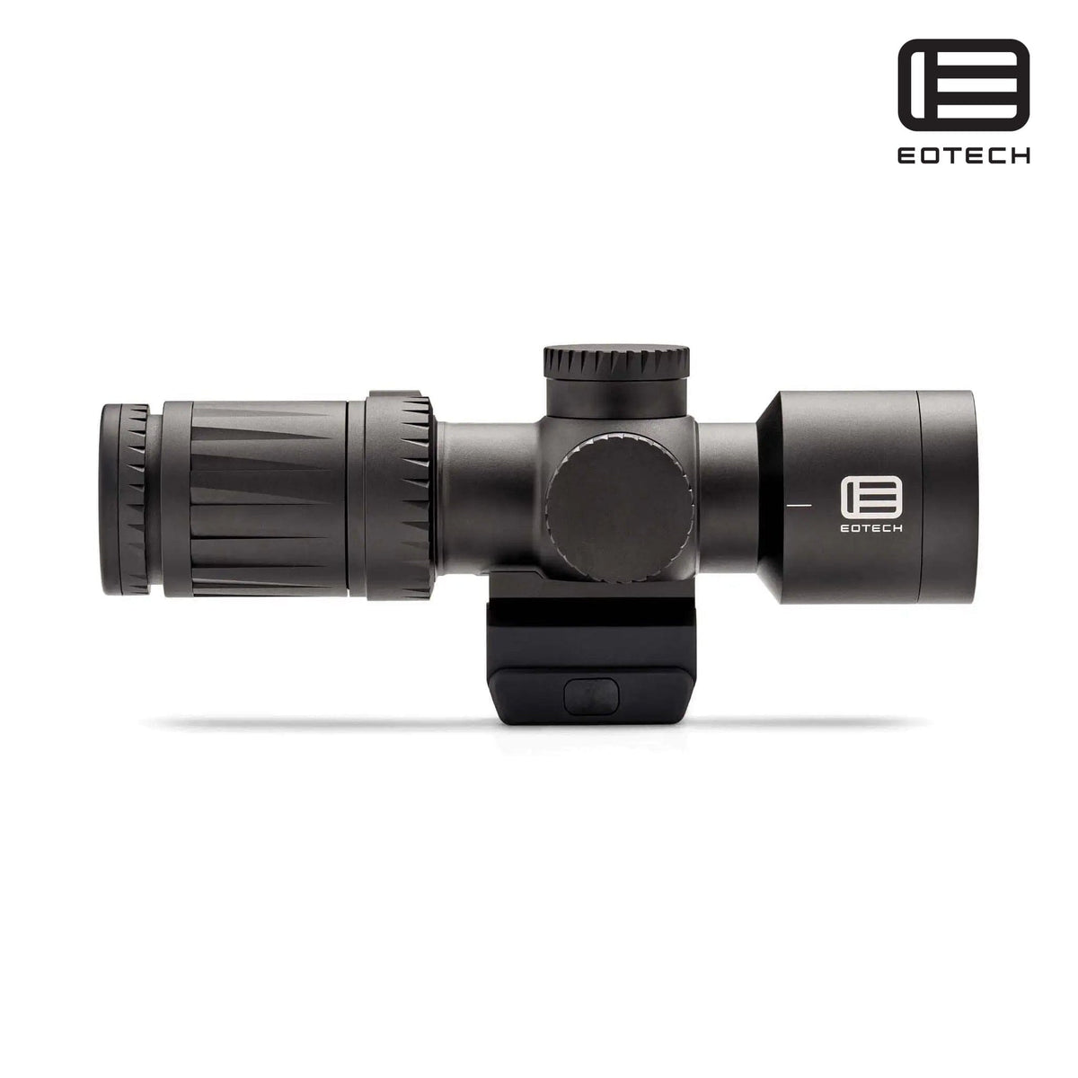 EOTech Vudu 4-12x36 illuminated MD5 MRAD rifle scope in matte black with a fast-focus eyepiece and forgiving eye relief