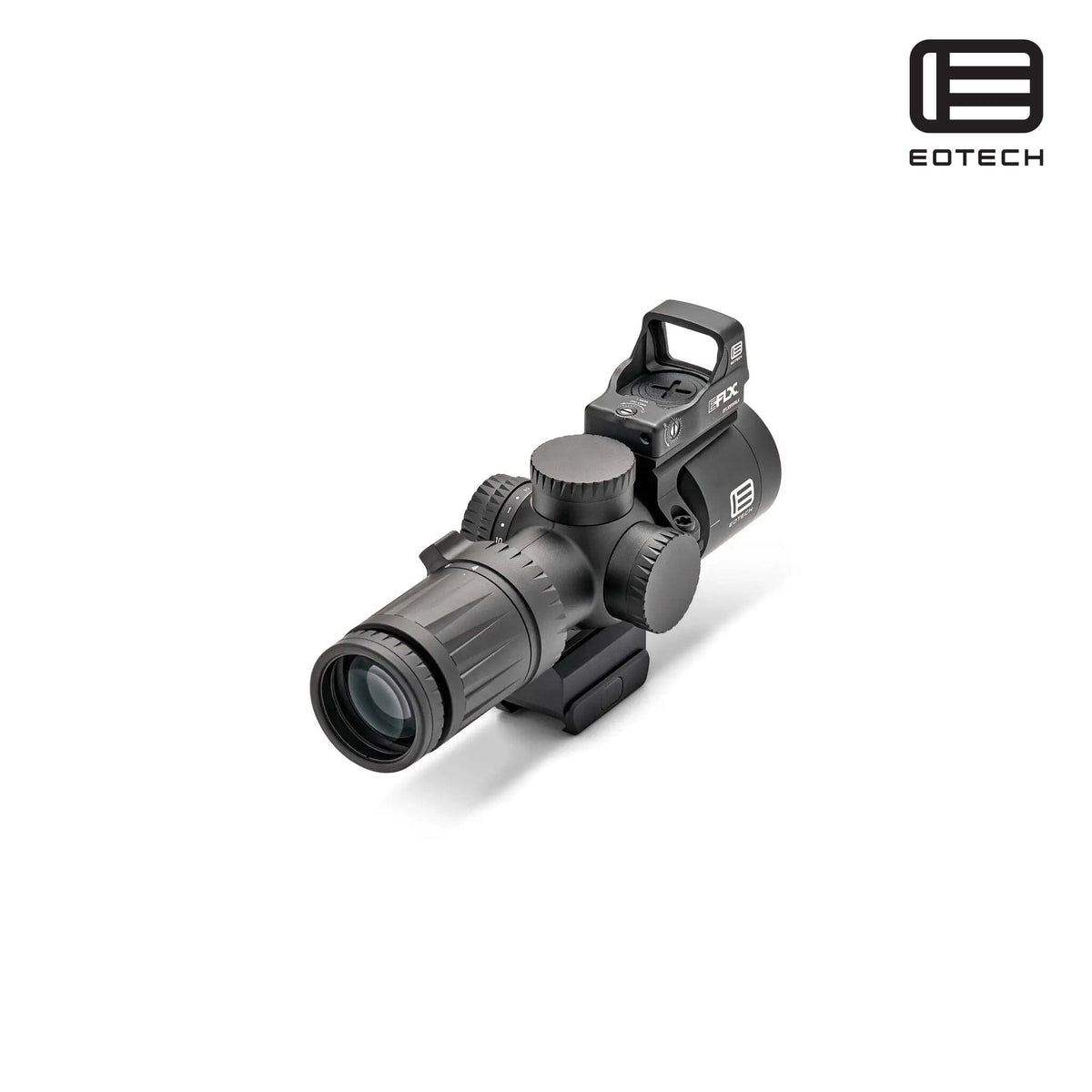 EOTech Vudu 4-12x36 MD5 MRAD rifle scope with EFLX red dot in matte black with XC high-density glass for edge-to-edge clarity