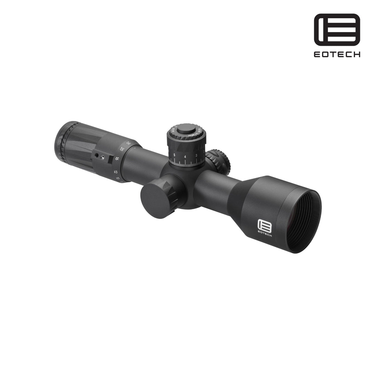 EOTech Vudu 5-25x50 rifle scope with a first focal plane reticle that scales with magnification