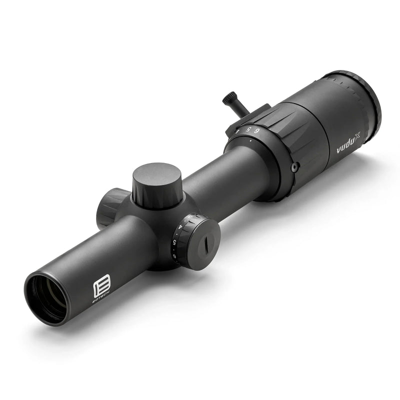 EOTech Vudu X 1-6x24 LPVO rifle scope in black, part number VDX1-6SFBD1