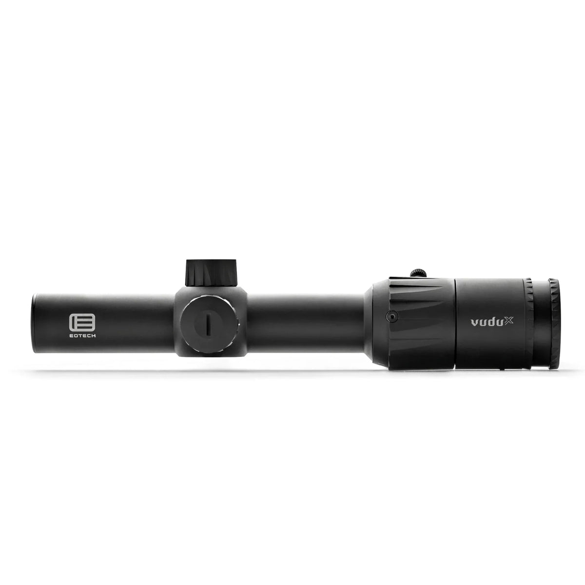 EOTech Vudu X 1-6x24 LPVO rifle scope SFP BD1 in black with a 30 mm single-piece tube and half MOA click turrets